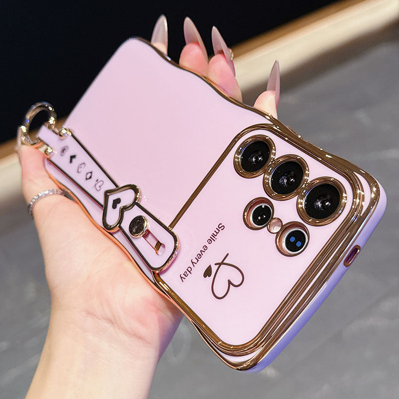 A Stylish & Creative Cute Wave Large Window Phone Case