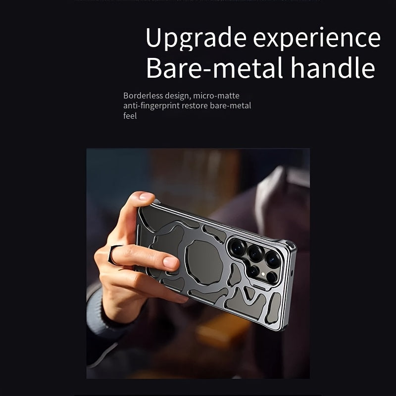 Ultra Metal Perforated Magnetic w/ Stand Cooling Phone Case