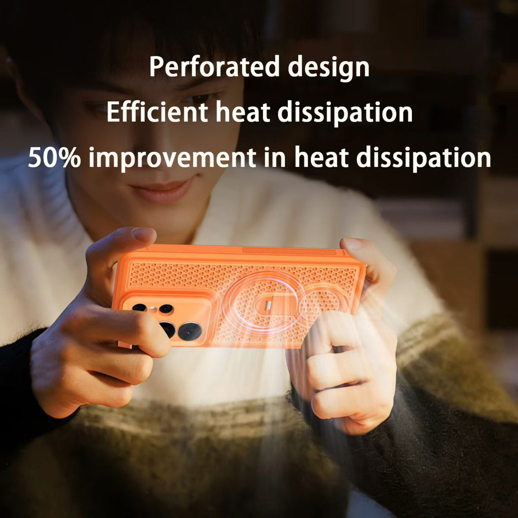 360° Cooling Silicone Phone Case with Stand