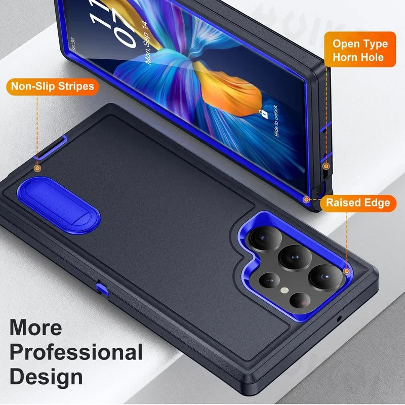 Heavy Anti-Scratch Rugged Protective Kickstand Full Body Shockproof Covers