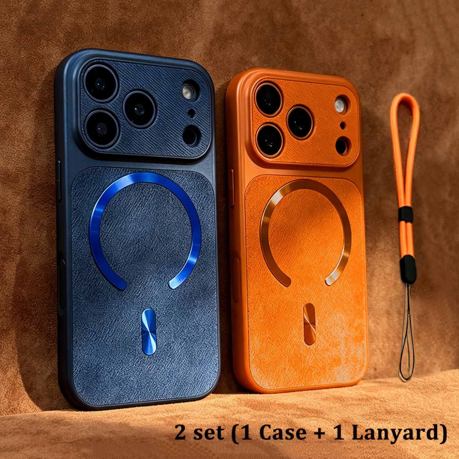 Cowboy Pattern Magnetic Wireless Charging Hard iPhone Case