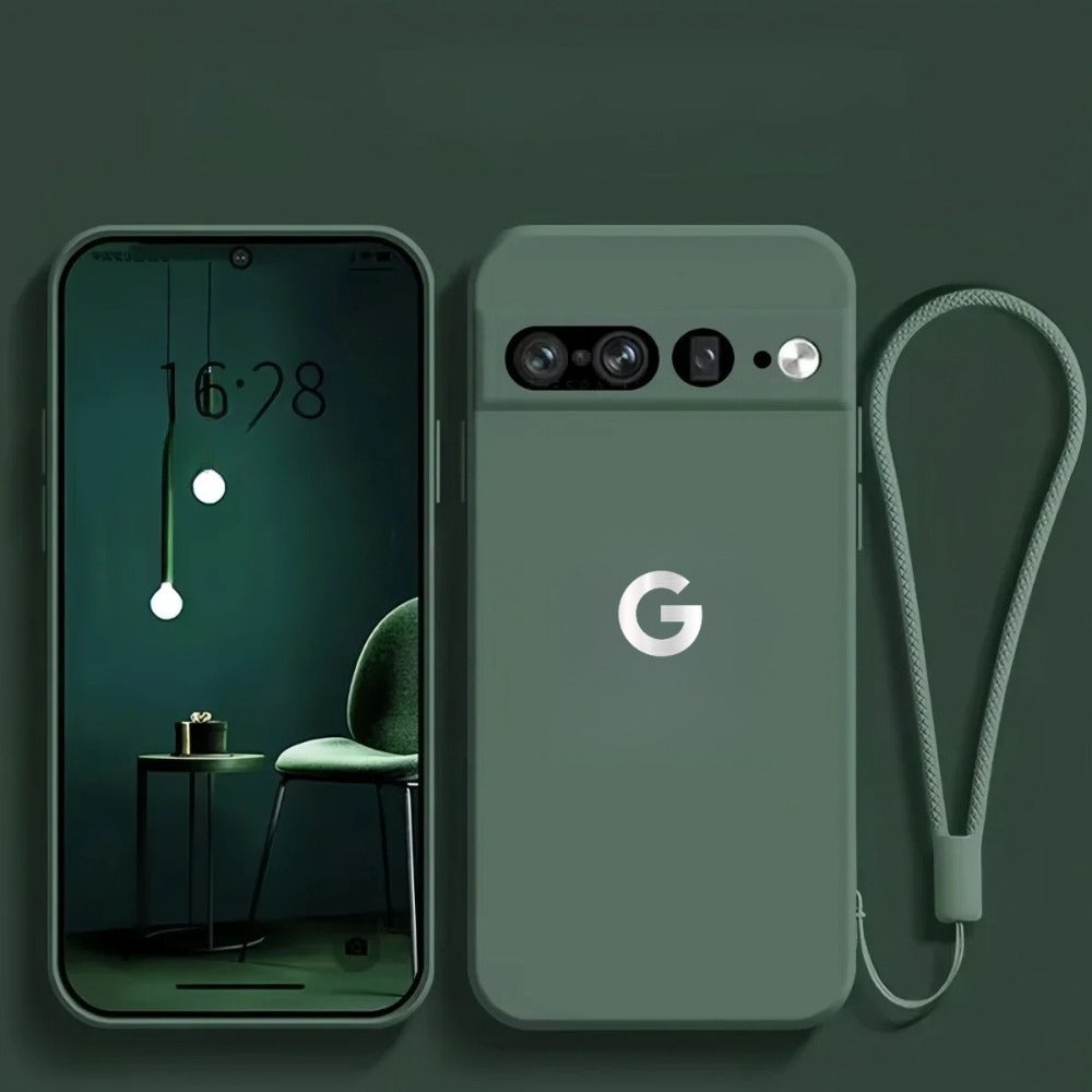 Premium Wrist Strap Lens Guard with Soft Flannel Phone Case