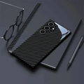 Carbon Fiber TEXTURE Technology Pattern Tempered Glass MAGSAFE COMPATIBLE