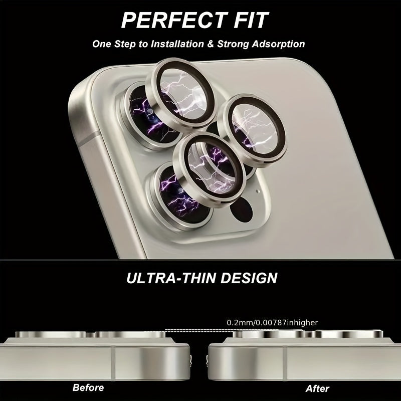 4-Color 12pcs/Set Camera Lens Protective Film  Mini Camera Lens Glass