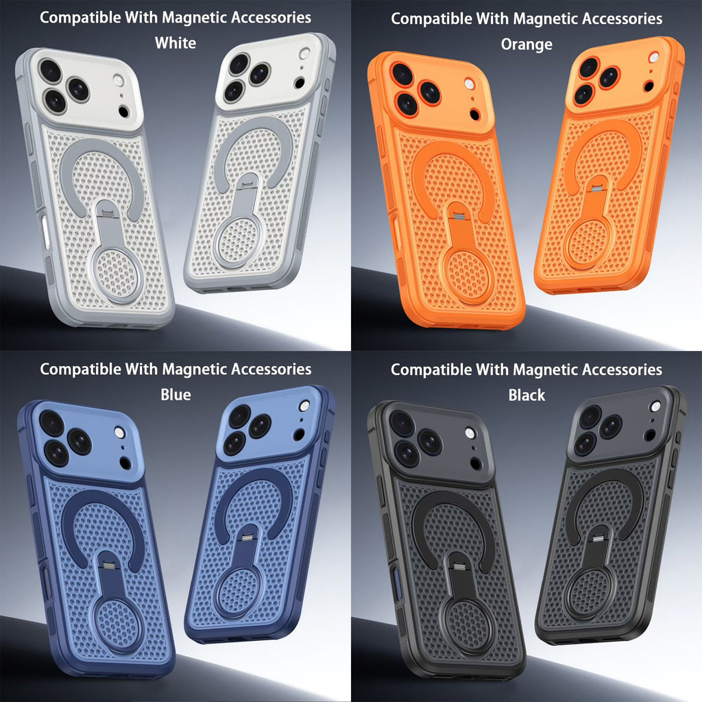 360° Cooling Silicone Phone Case with Stand
