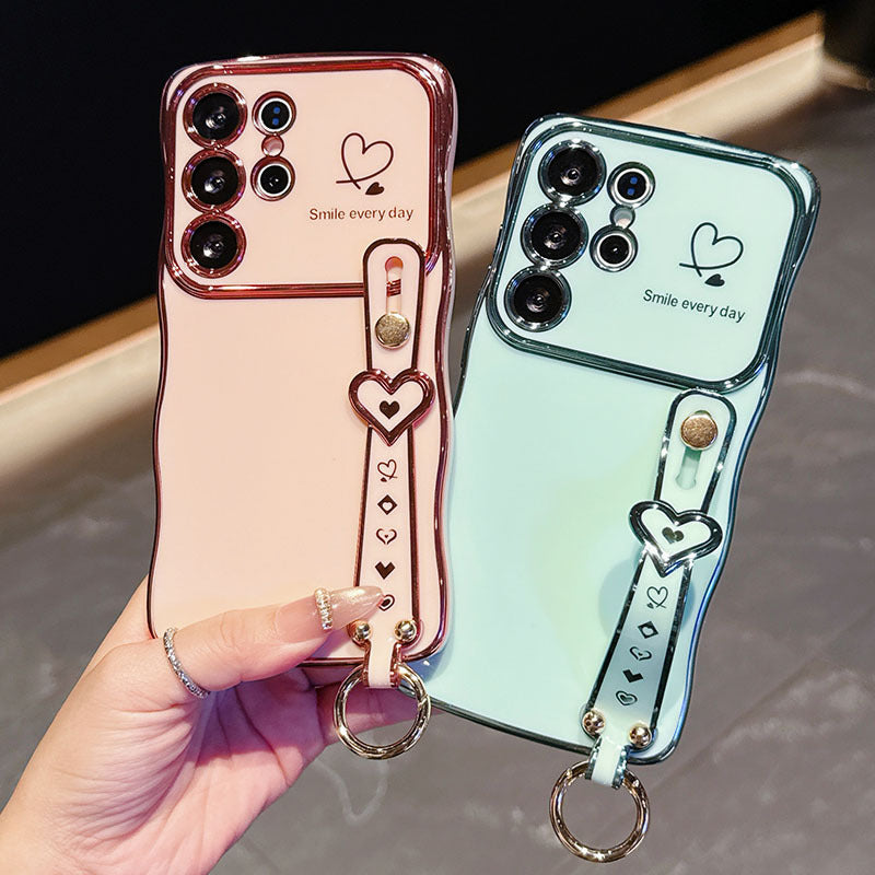 A Stylish & Creative Cute Wave Large Window Phone Case