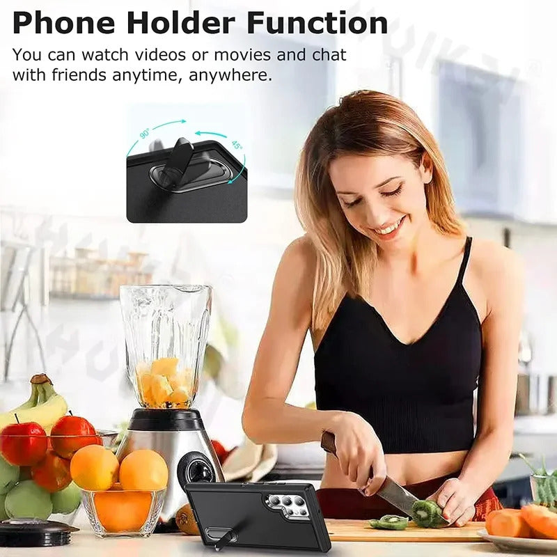 Heavy Anti-Scratch Rugged Protective Kickstand Full Body Shockproof Covers